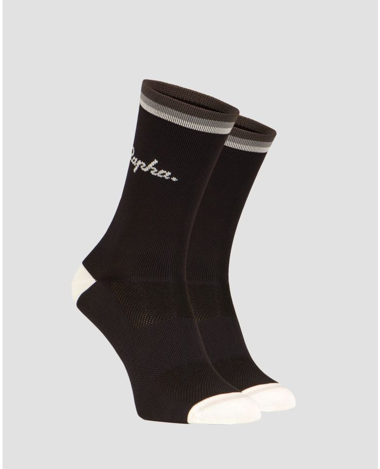 Černé cyklistické ponožky Rapha Logo