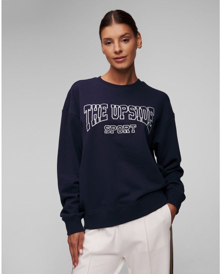 Women’s navy blue sweatshirt The Upside Ivy league Saturn Crew