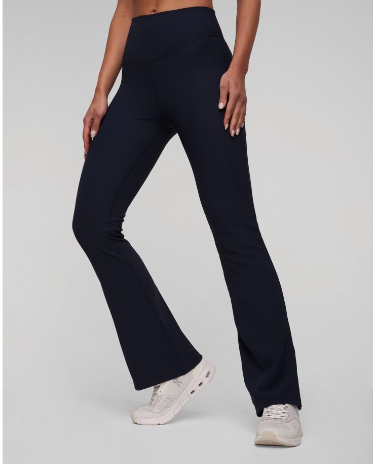Women's navy blue trousers The Upside Ribbed Florence Flare