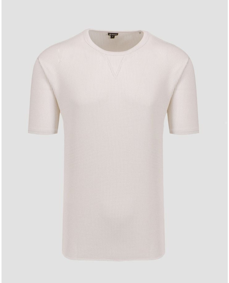 Tricou alb pentru bărbați Goldwin WF Light Gusset T-shirt