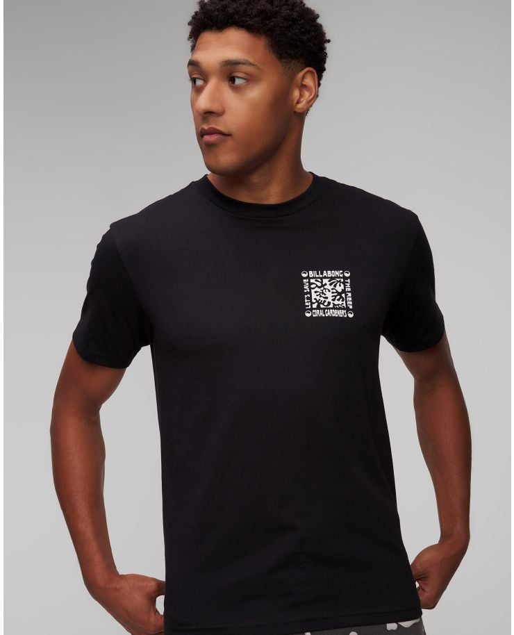 T-shirt nera da uomo Billabong Cg Horizon Ss