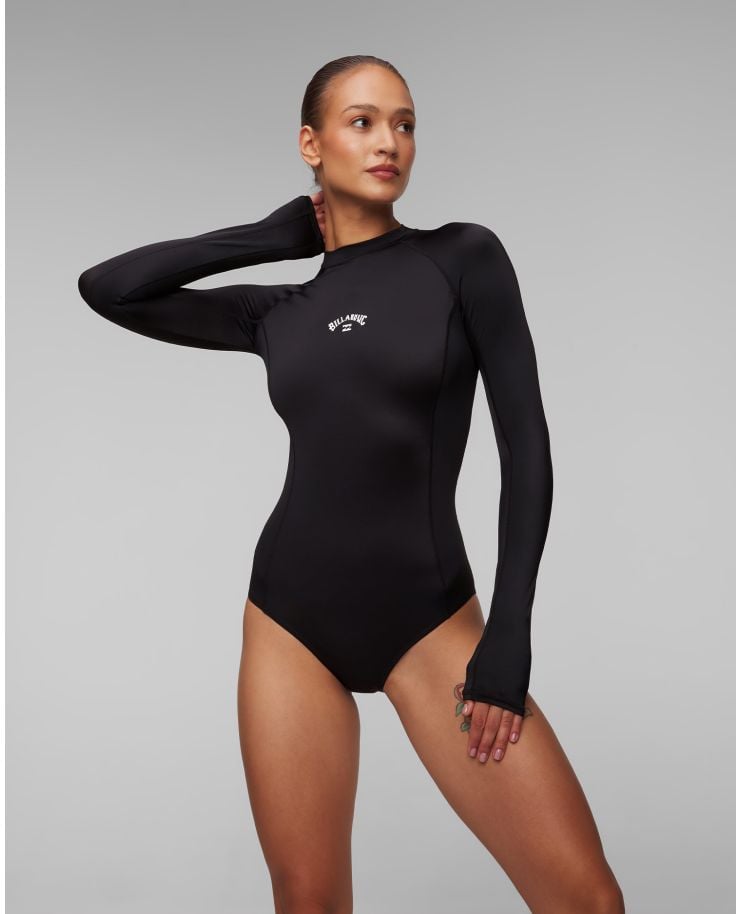 Dámske čierne jednodielne plavky Billabong Tropic Bodysuit Ls