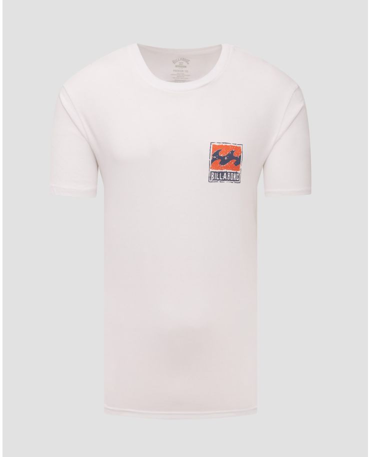 T-shirt blanc pour hommes Billabong Stamp