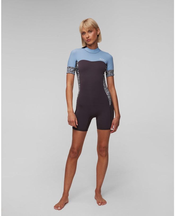 Neoprenový koupací oblek pro plavání a surfování Roxy Swell Series v Modré Barvě
