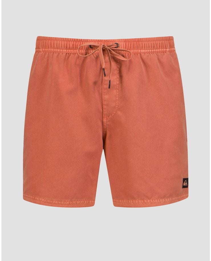 Short orange pour hommes Quiksilver Everyday surfwash volley 15