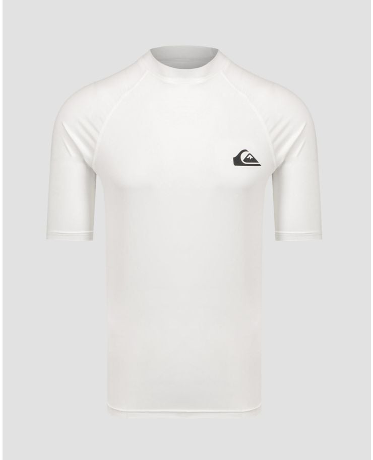 Pánske biele surférske tričko Quiksilver UPF50 SS