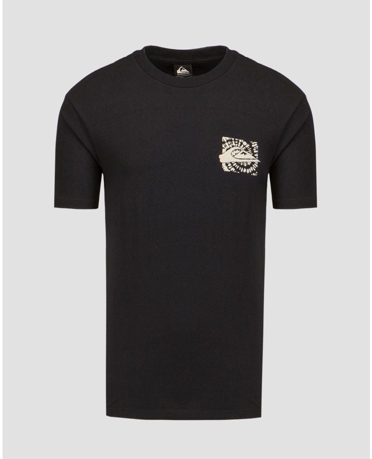 T-shirt noir pour hommes Quiksilver Hurricane or Hippie Moe