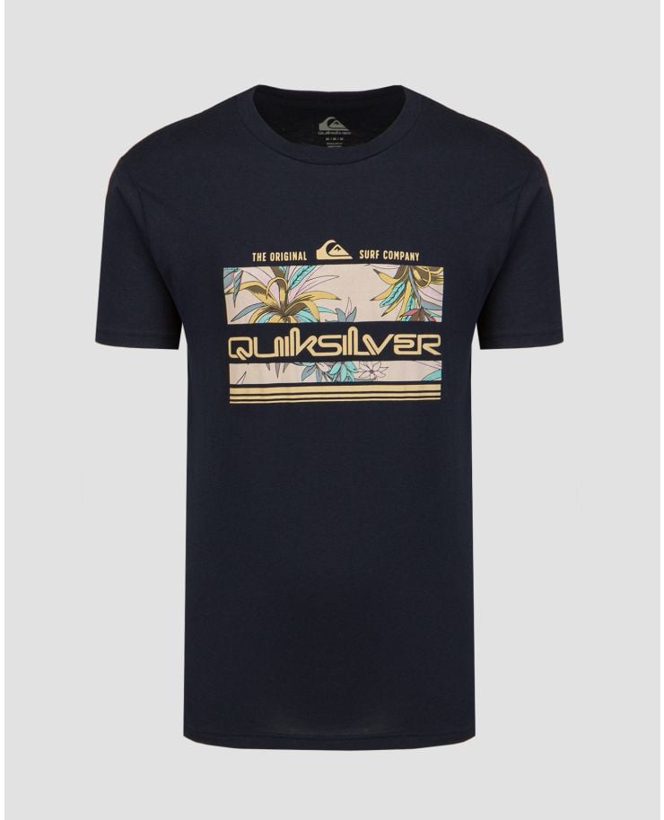 Granatowy T-shirt męski Quiksilver Tropical Rainbow SS