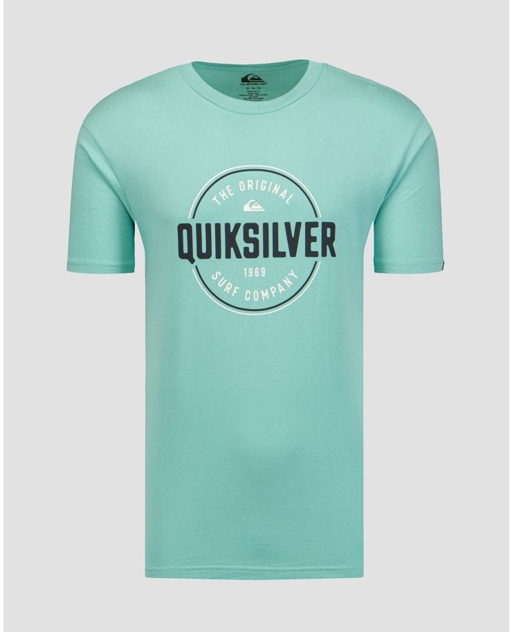 Světle modré pánské tričko Quiksilver Circle Up SS