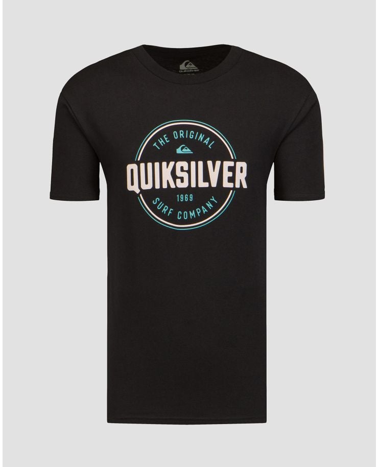 Tricou negru pentru bărbați Quiksilver Circle Up SS