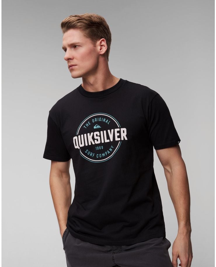Černé pánské tričko Quiksilver Circle Up SS
