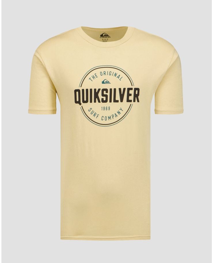 Pánske žlté tričko Quiksilver Circle Up SS