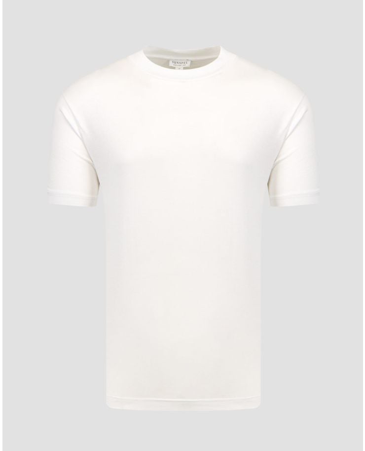 Tricou pentru bărbați Sunspel - alb 