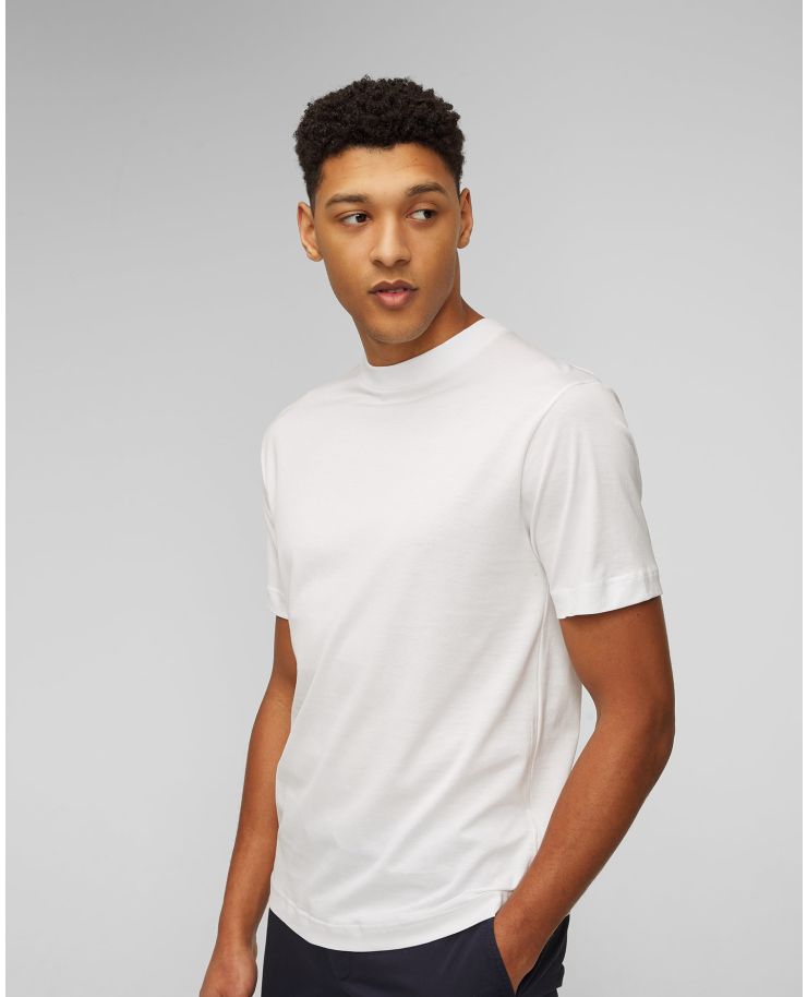 Biały t-shirt męski Sunspel
