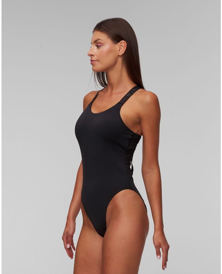 Costume da bagno intero nero da donna Nike Swim Nike Hydralock Fusion Inclusive