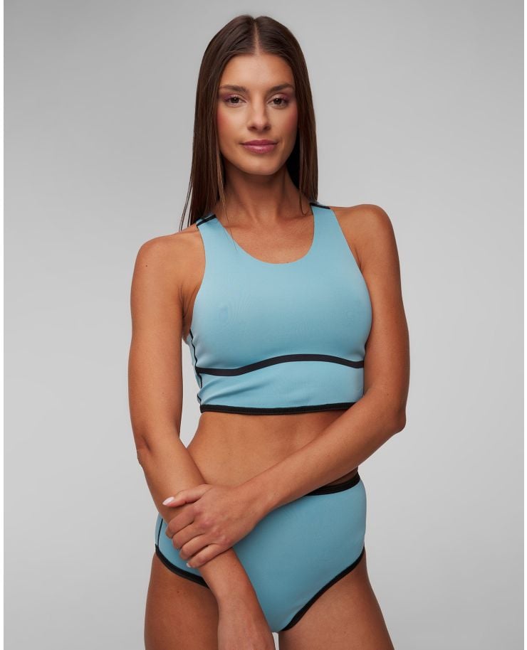 Haut de maillot de bain réversible pour femmes Nike Swim Nike Fusion Wild Water Reversible