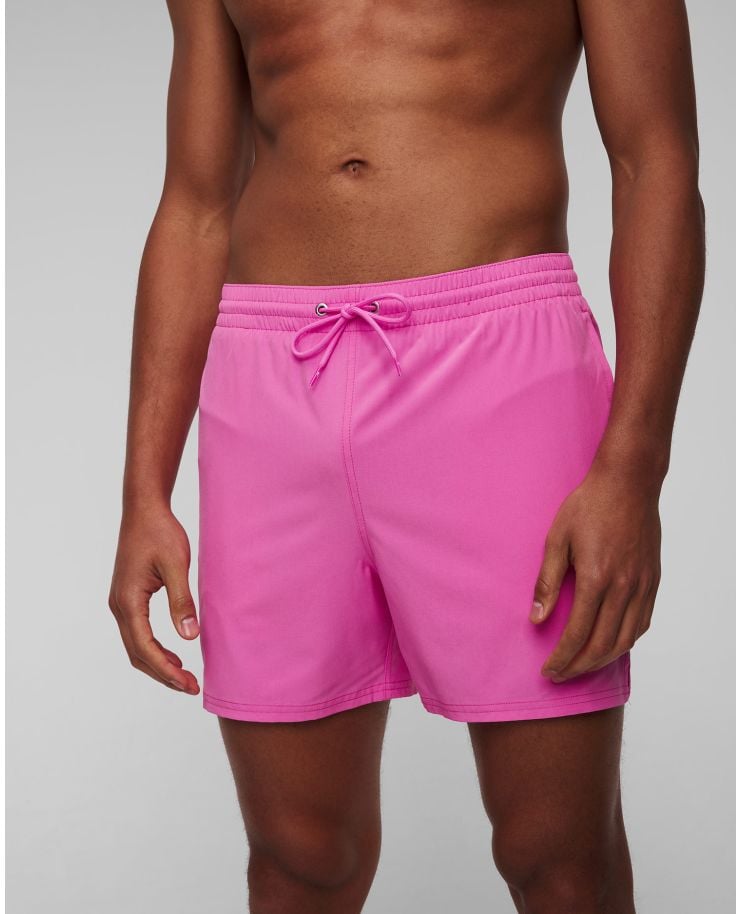 Shorts da bagno rosa da uomo Nike Swim Nike Solid 5