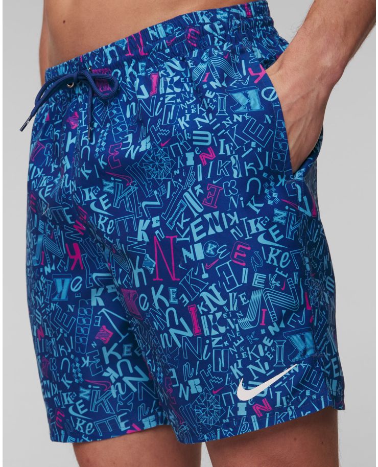 Shorts da bagno blu scuro da uomo Nike Swim Nike Blender 7