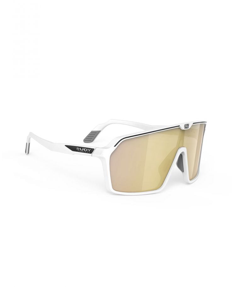 Okulary RUDY PROJECT SPINSHIELD WHITE MATTE MULTILASER GOLD