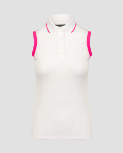 Białe polo damskie J.Lindeberg Lila Sleeveless Top