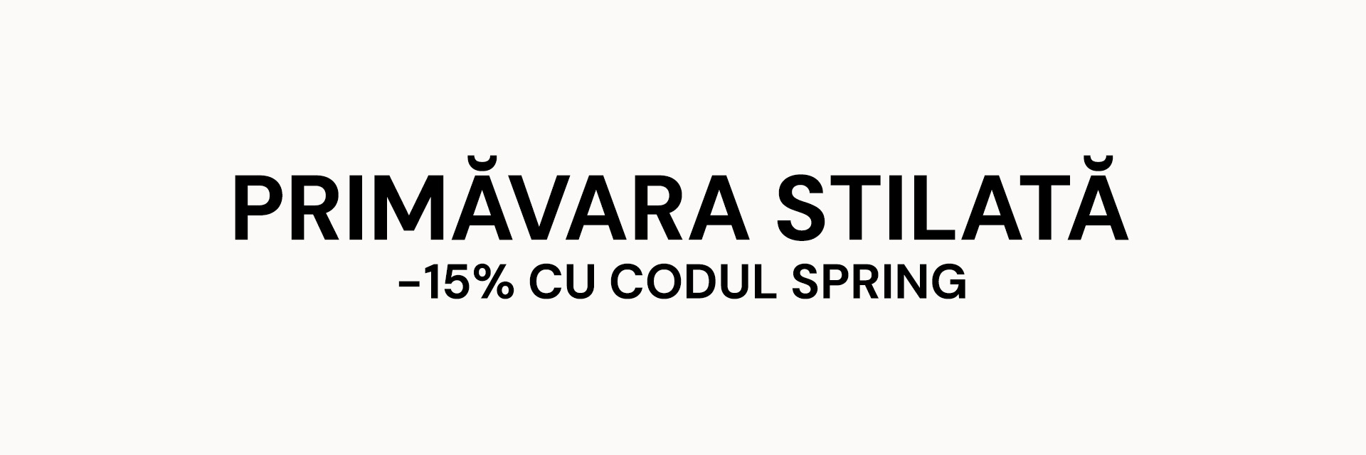 PRIMĂVARA STILATĂ
