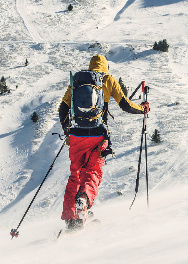 Wyposażenie skitouring wejście