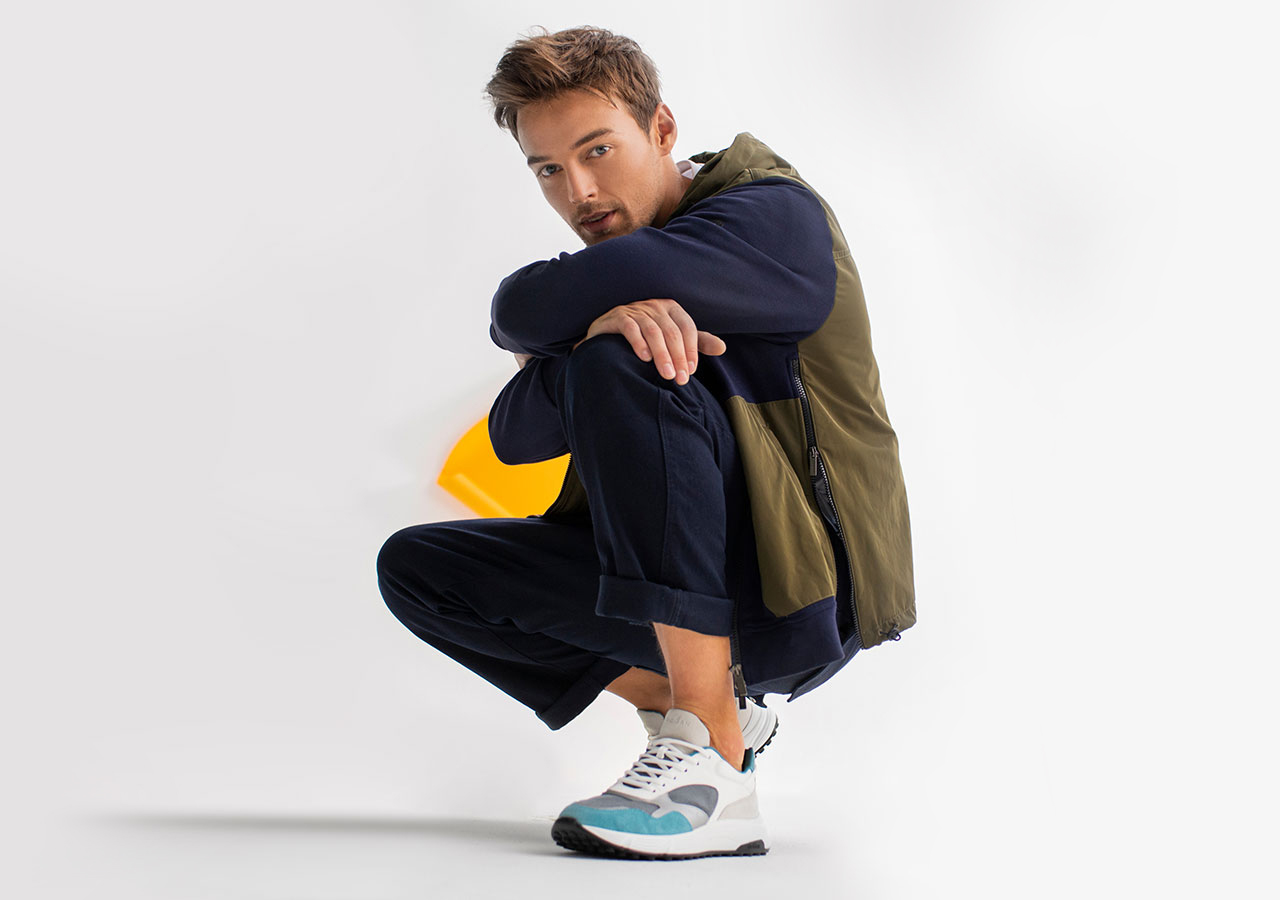 Klasyczne męskie sneakersy Hogan