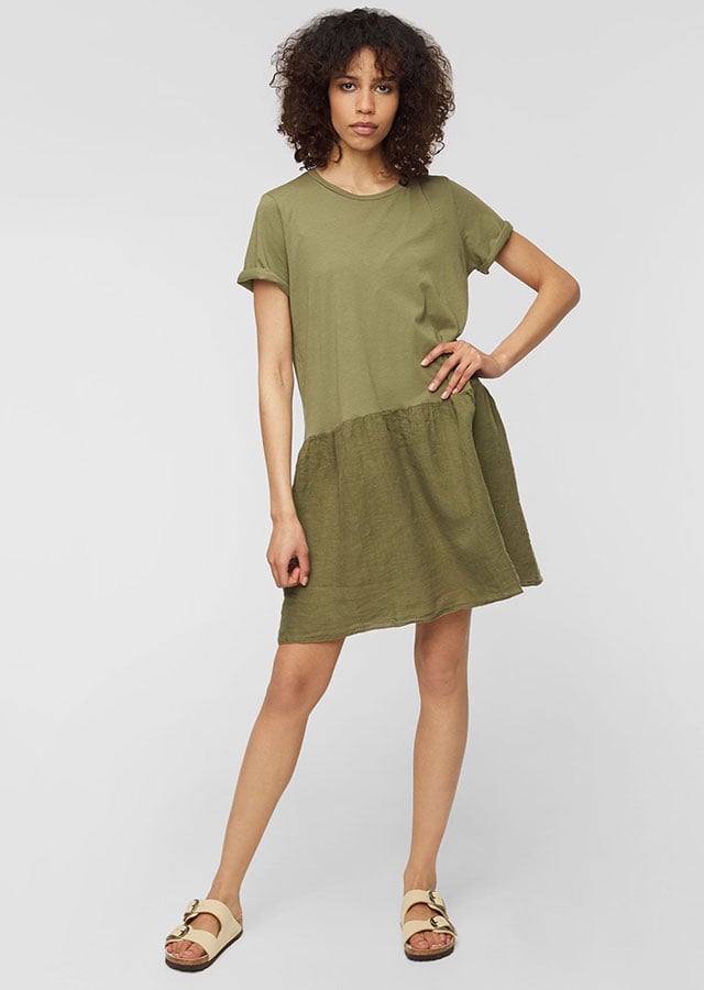 rochie mini verde deha